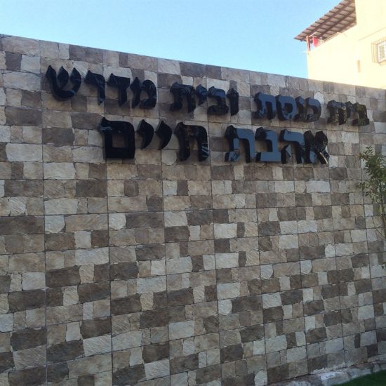 שלטי פרסום במרכז